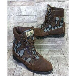 Vintage Liberty Camouflage Boots Thinsulate Men's Size 8 Hunting Hiking Outdoors